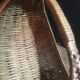 Wicker market basket