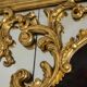 Large trumeau, or glazing bead mirror, Louis XV style. 1950s.