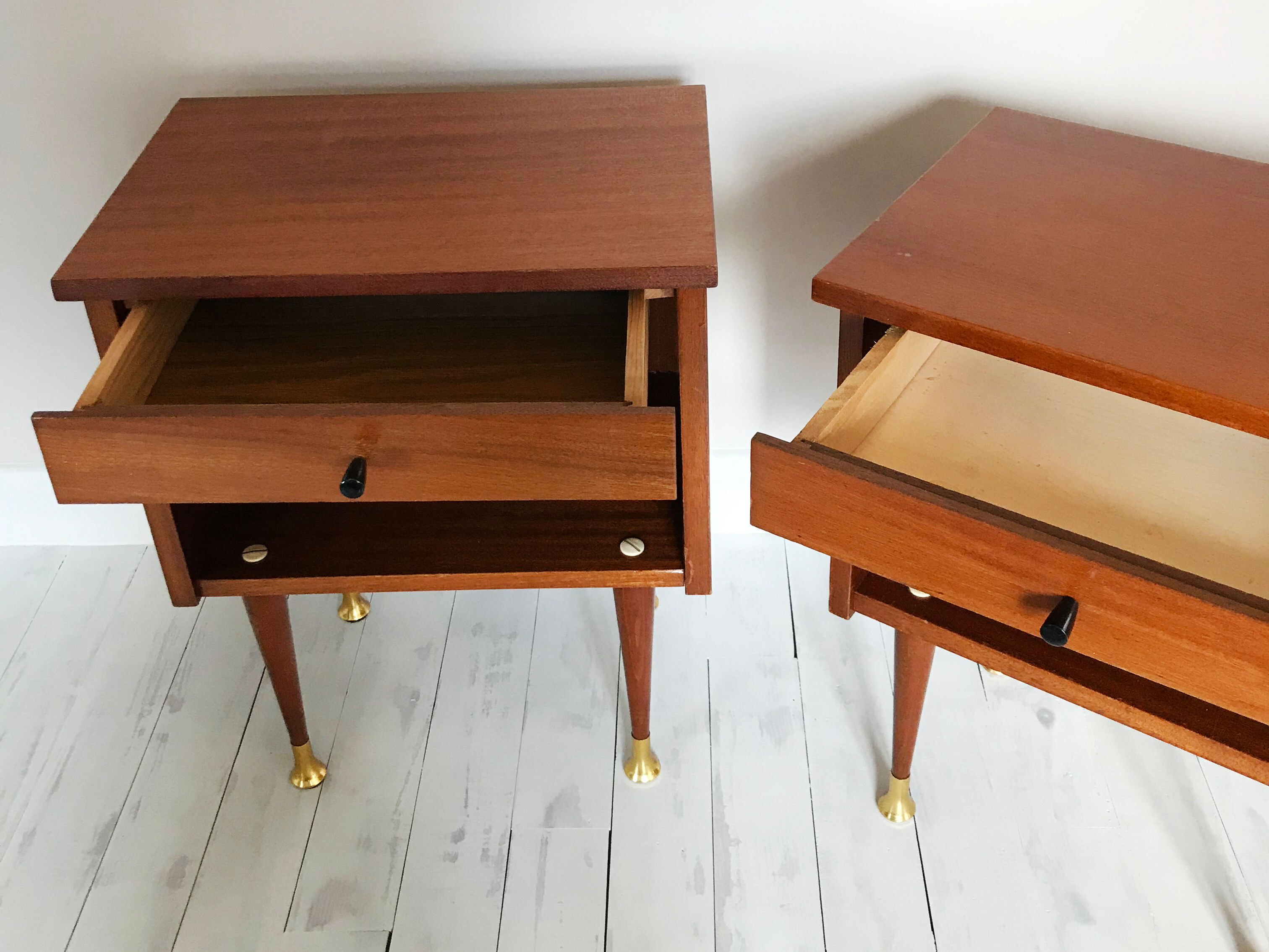 Vintage bedside tables