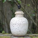 Vintage Germany 486-38 floor lamp, Scheurich XL lamp, ceramic floor lamp with lampshade
