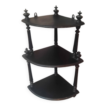 Etagere de coin noircie Napoléon III