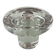Vintage Scandinavian glass Candle Holder – Clear Pressed Glass – 1970s