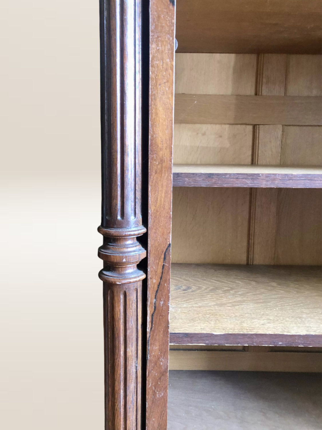 Solid wood and veneer library