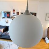 Pendant lamp opaline Lita design 70s