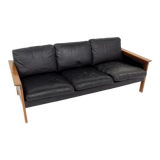Scandinavian leather sofa, Möbel-Ikea, Sweden, 1960