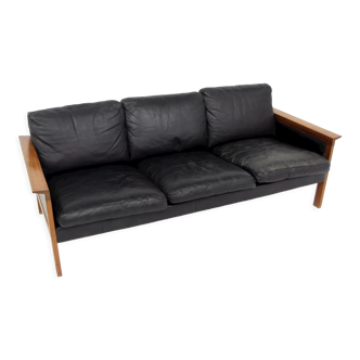 Canapé scandinave en cuir, Möbel-Ikéa, Suède, 1960