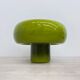 Mid-century design green glass Swedish table lamp, 1970s