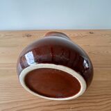 Glazed terracotta pitcher