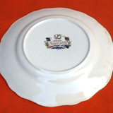 Polychrome plate Sarreguemines Rouen model