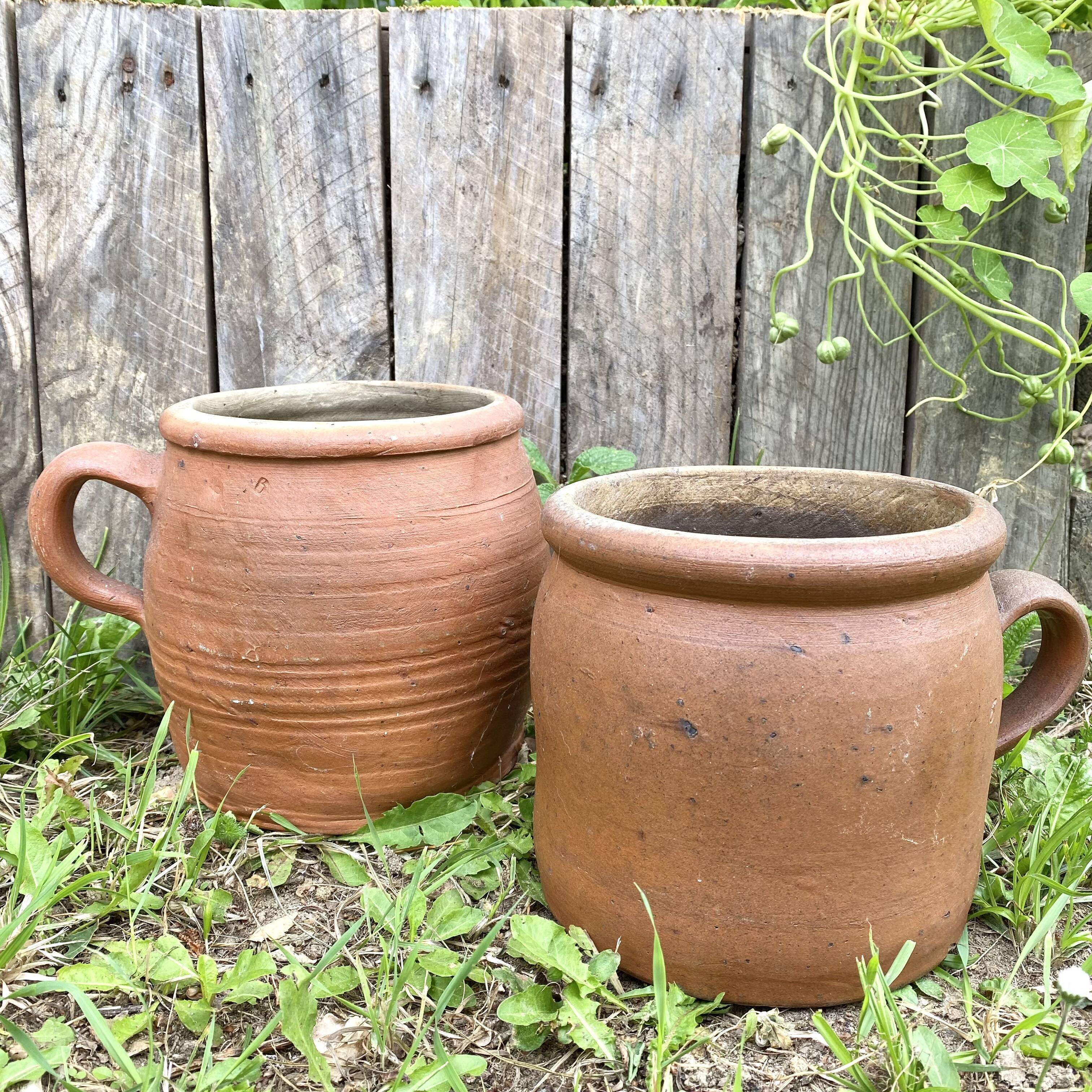 Ancient terracotta pot