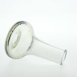 Blown glass soliflore vase by Claude Morin, Dieulefit circa 1975