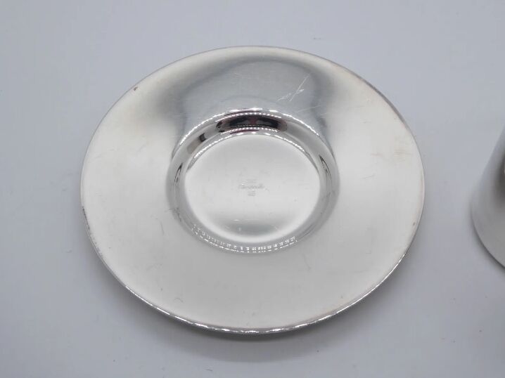 Christofle silver metal mug