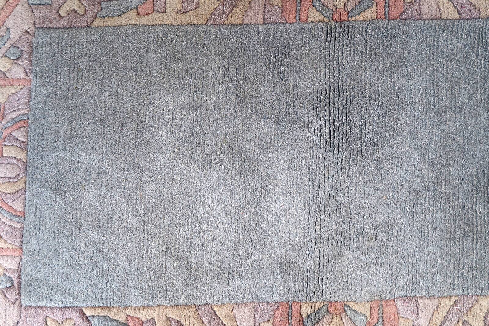 Tapis Vintage Khaden Tibétain en Laine (75cm x 136cm), Années 1970, Éléganc