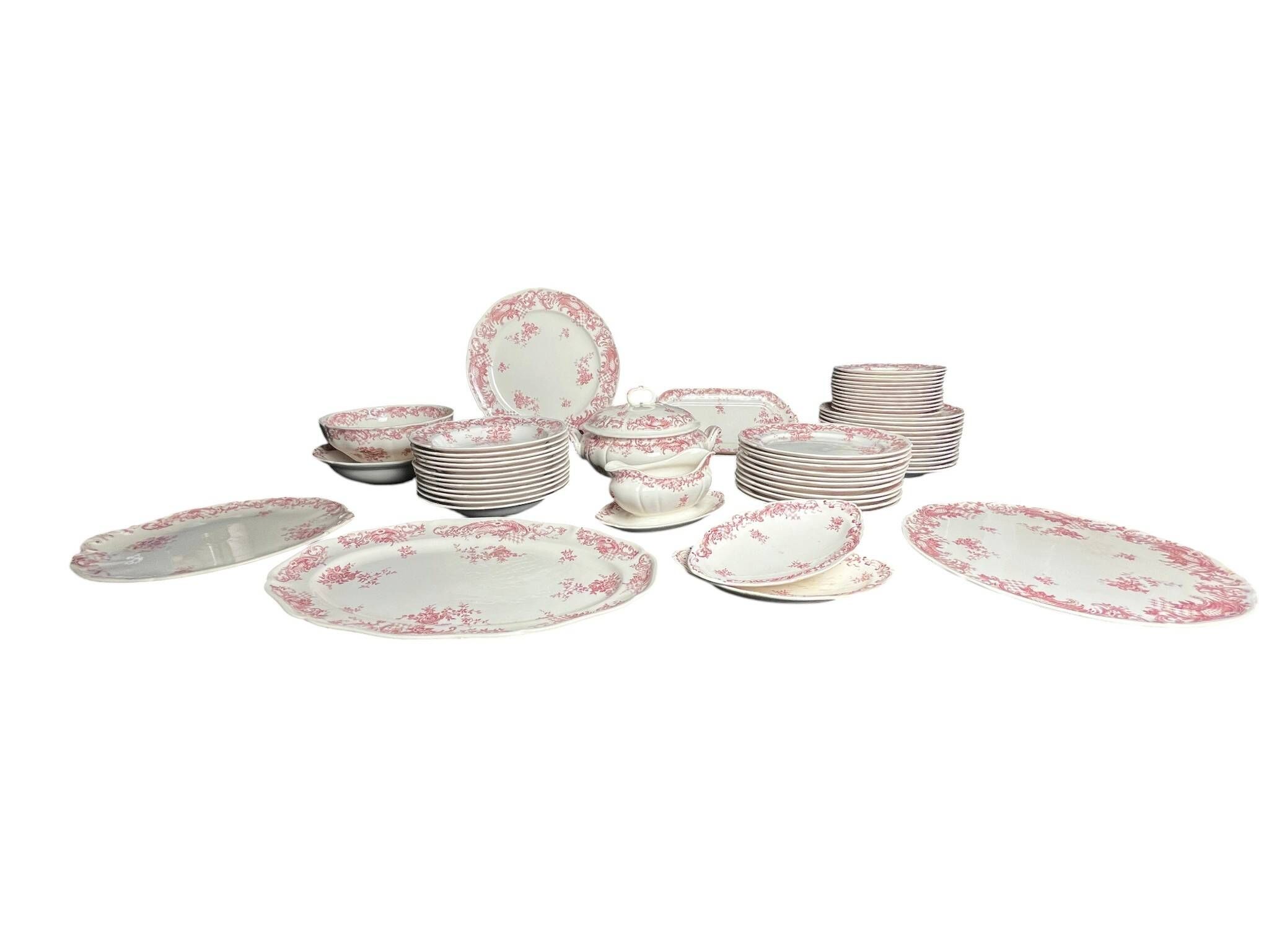 Art de la table, service porcelaine Villeroy et Boch Valeria XXème