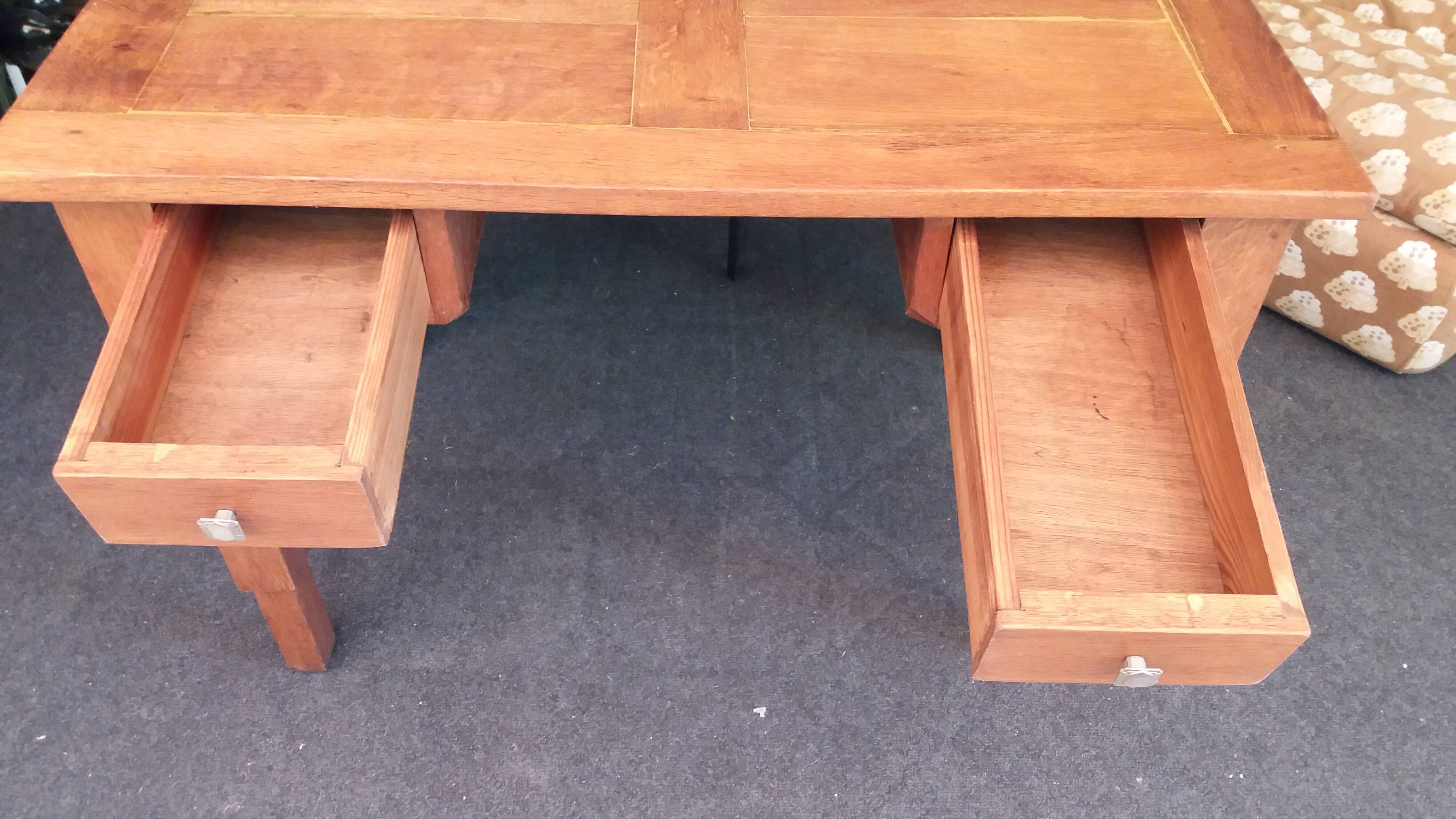 Art Deco desk and armchair