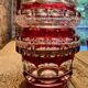 Double Red Crystal Vase – Val Saint Lambert
