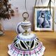 Vintage hand-painted earthenware suspension