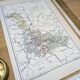 Printed in 1889, Meurthe-et-Moselle, old map.
