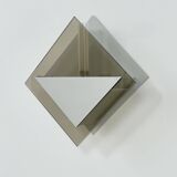 Pair of vintage wall lights Glass Light Studio model 20623, France, 1980