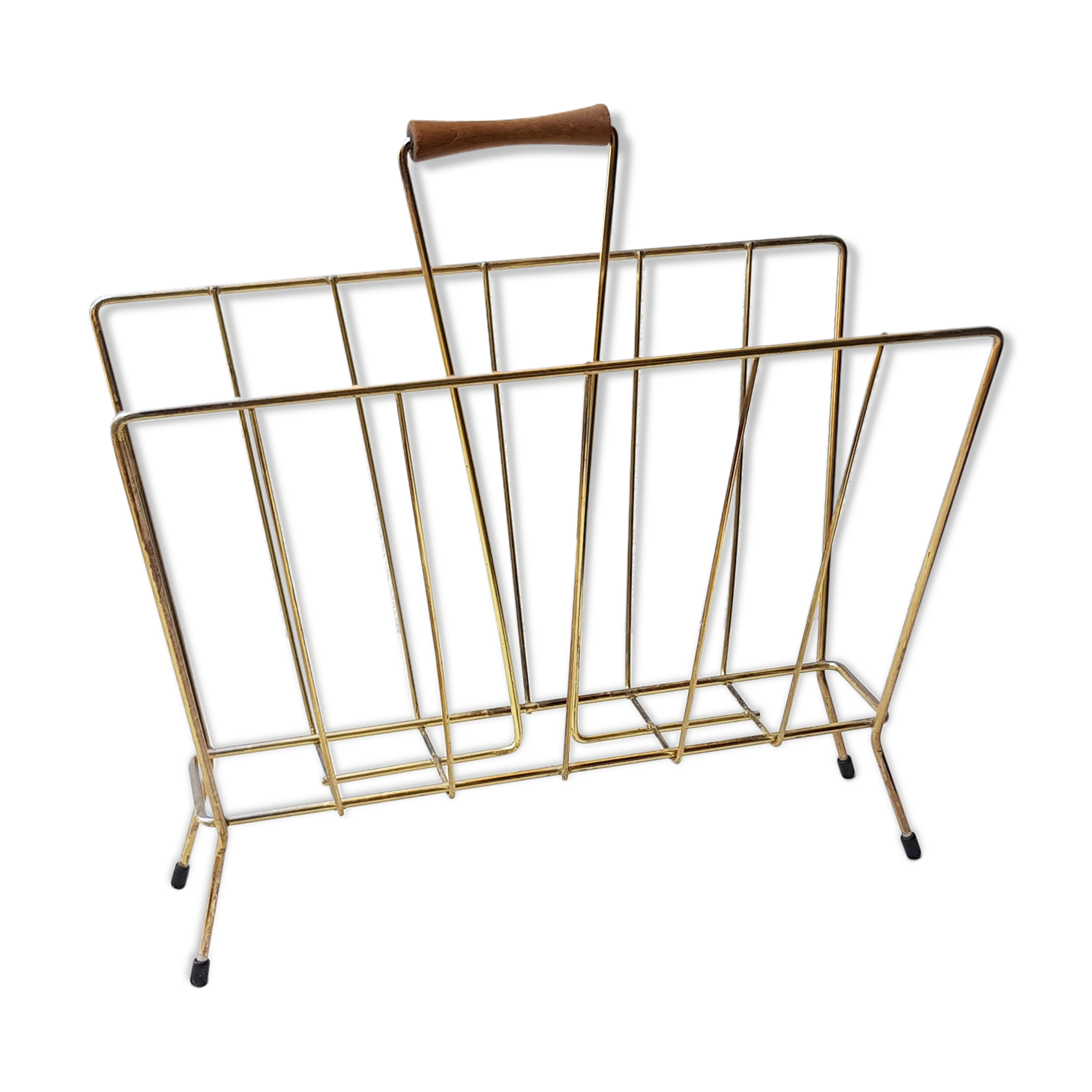 60's gold metal review door
