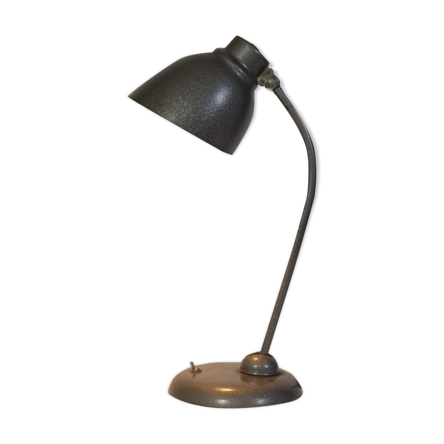 Office lamp, modernist metal, vintage