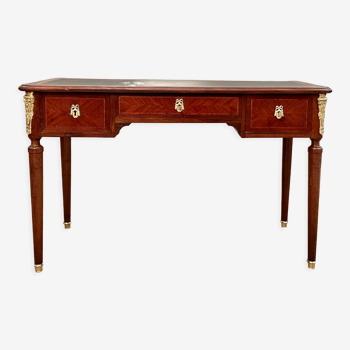 Walnut desk louis xvi style nineteenth era