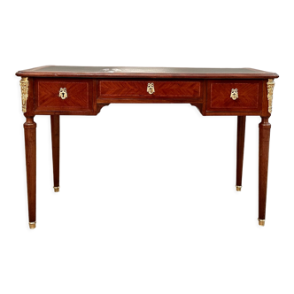 Walnut desk louis xvi style nineteenth era