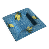 Large square dish with lemon pattern 33cm Aleya Slim