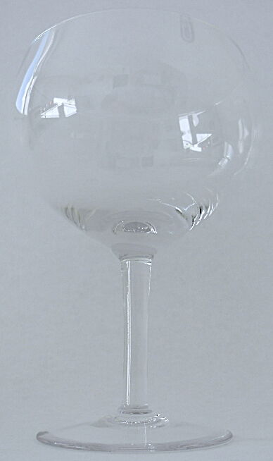 Suite of six beer glasses on foot in colorless crystal