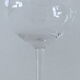 Suite of six beer glasses on foot in colorless crystal