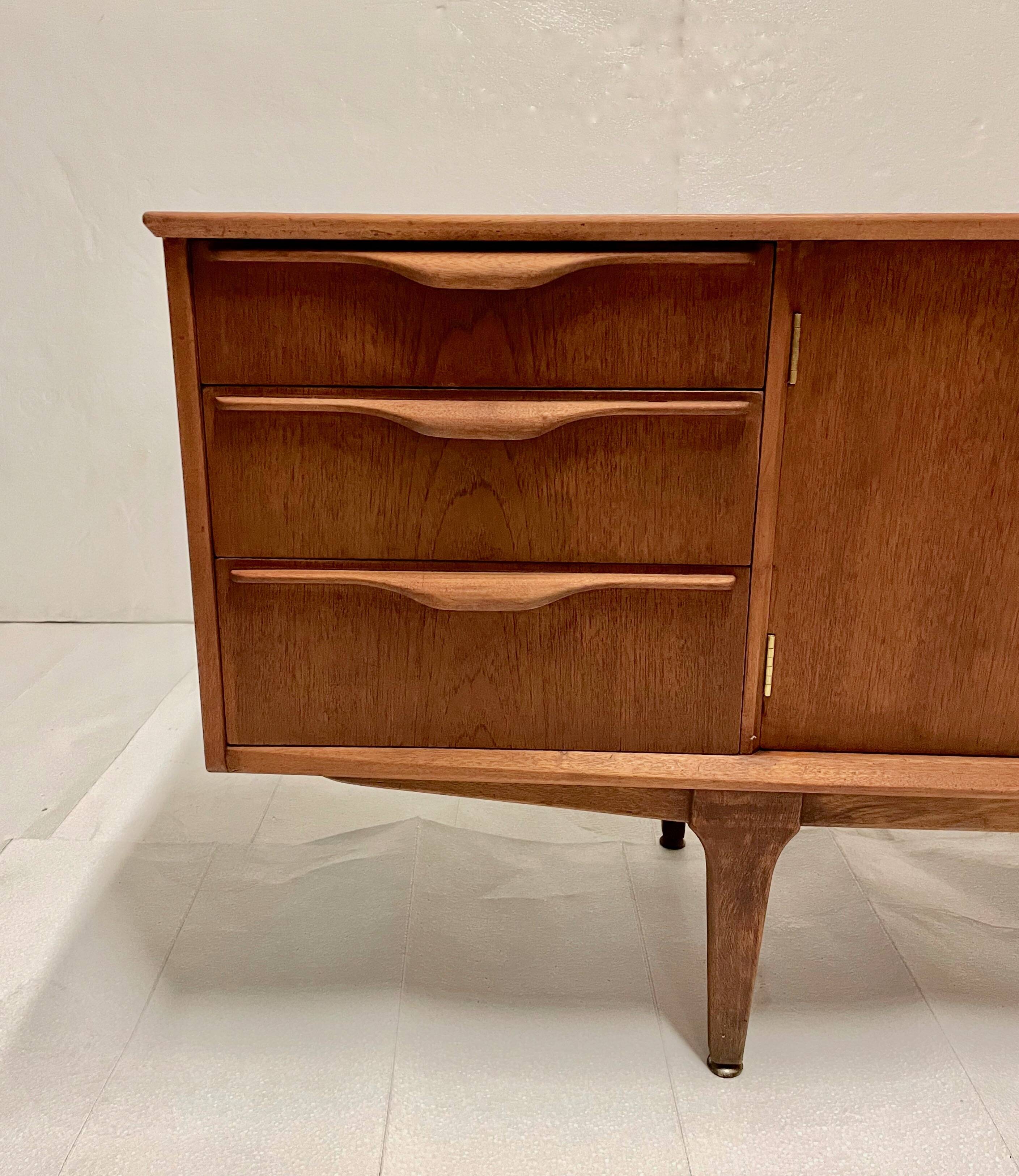 English solid teak sideboard from the 70s