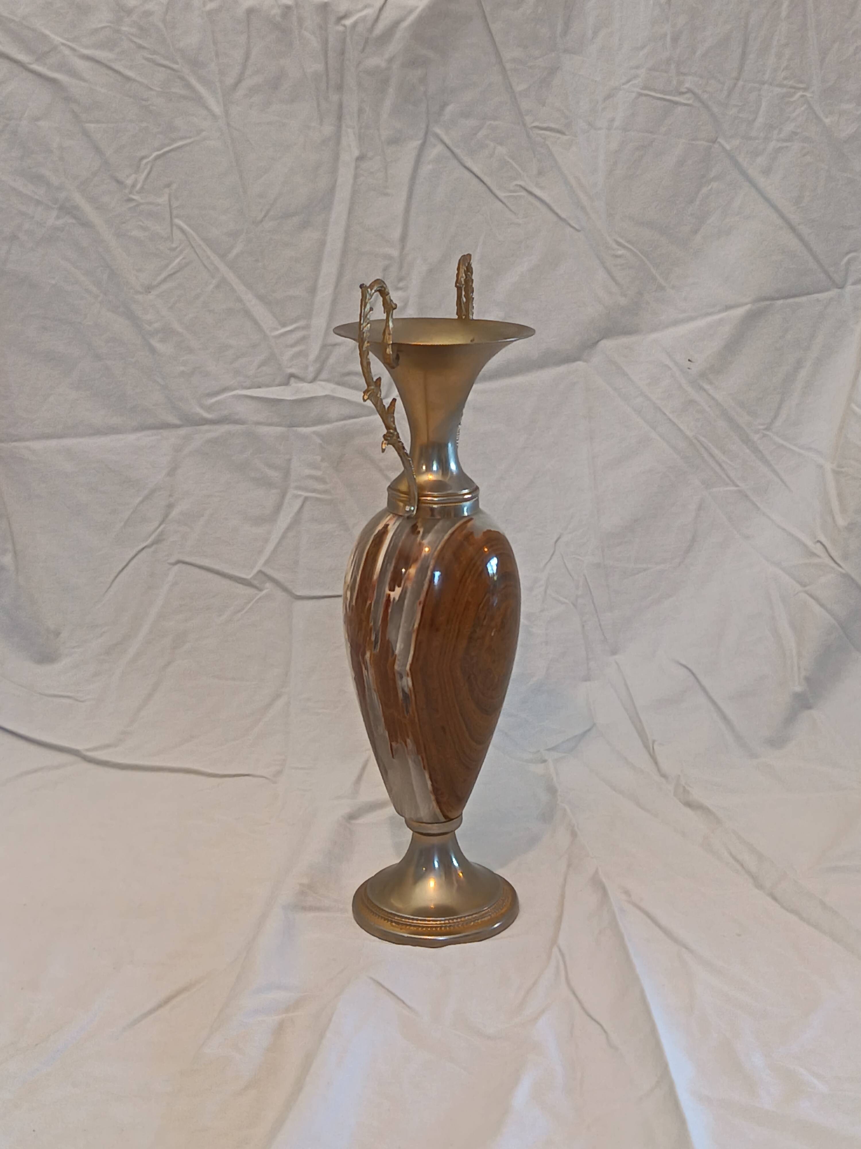 Vase en onyx Vintage.