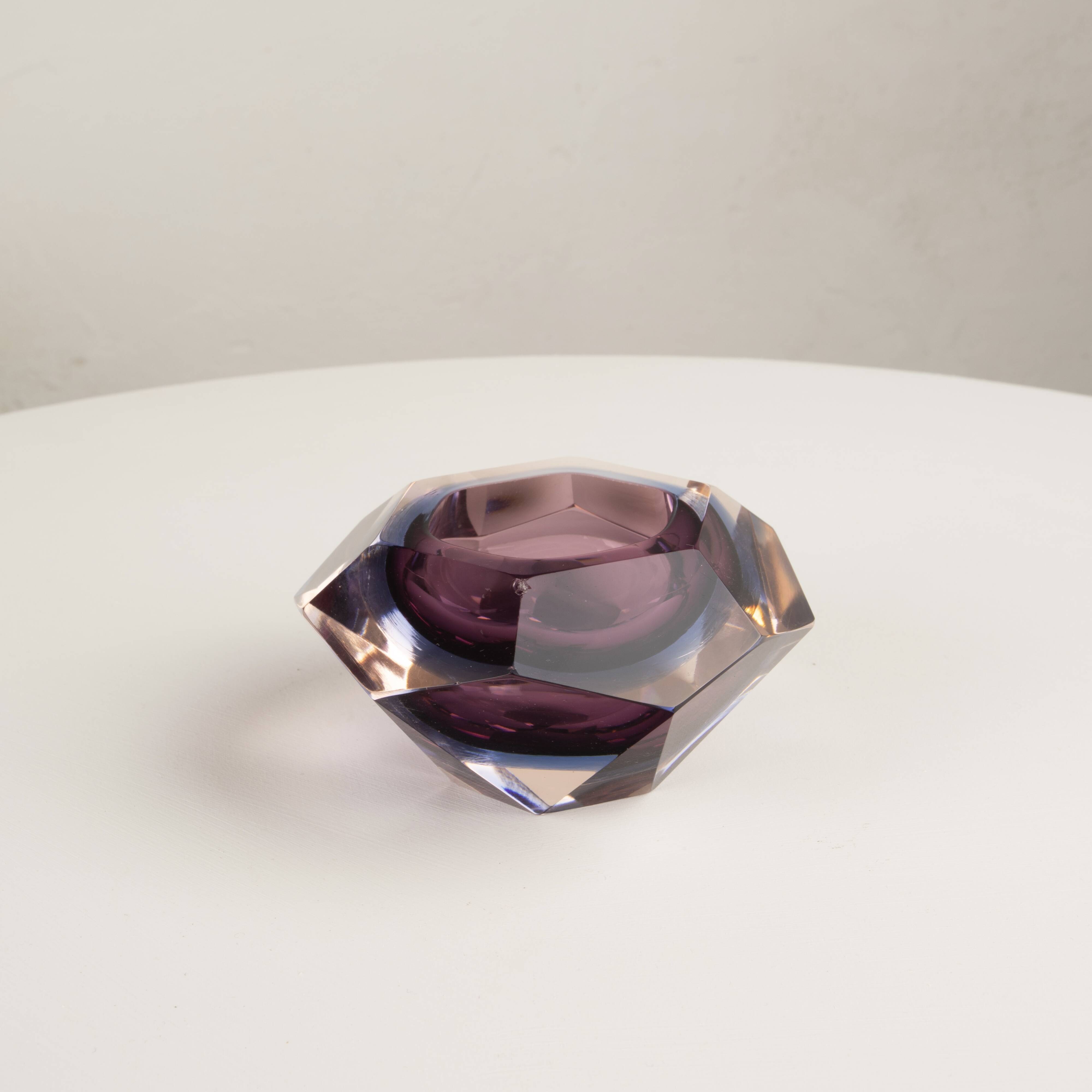 Sculptural ashtray attributed to Flavio Poli for Seguso Vetri d’Arte 1970