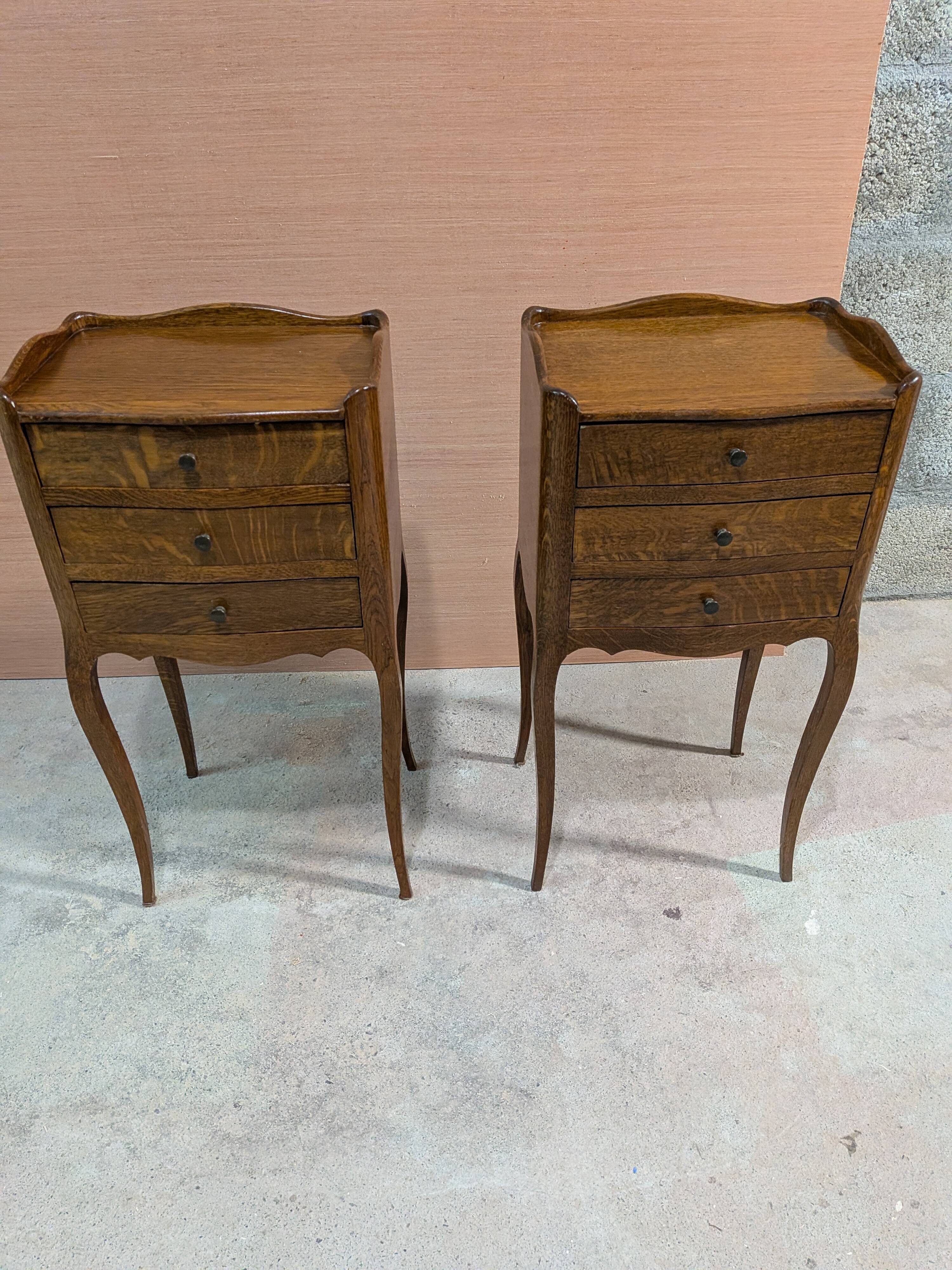 Pair of Louis XV bedside tables