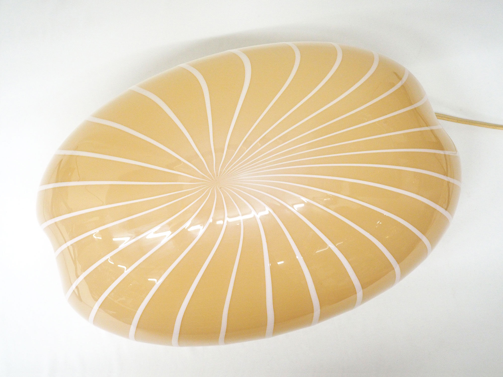 Murano biomorphic glass table lamp, 1970s