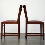 Set of four luxurious Schuitema dining chairs from the Decoforma series