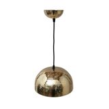 Hammered Brass Dome Pendant Light Industrial Chic Style