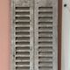 Set of 2 large old louvered shutters