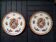 2 Assiettes décoratives identiques en faënce de Gien décor Renaissance