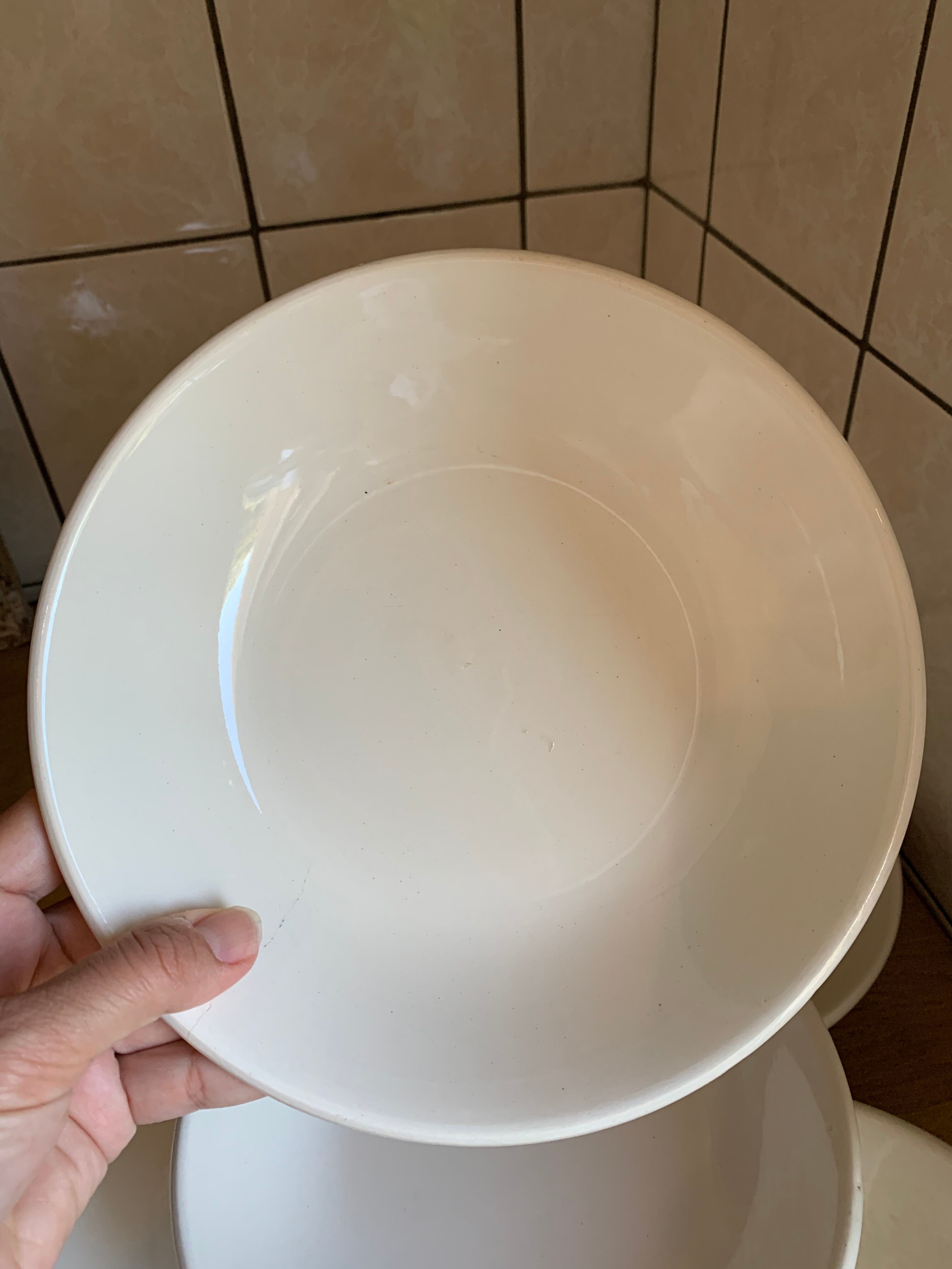 6 old soup plates of sarreguemine digoin