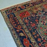 Old hand knotted kurdish woolen kolyai carpet. mid 20th century.