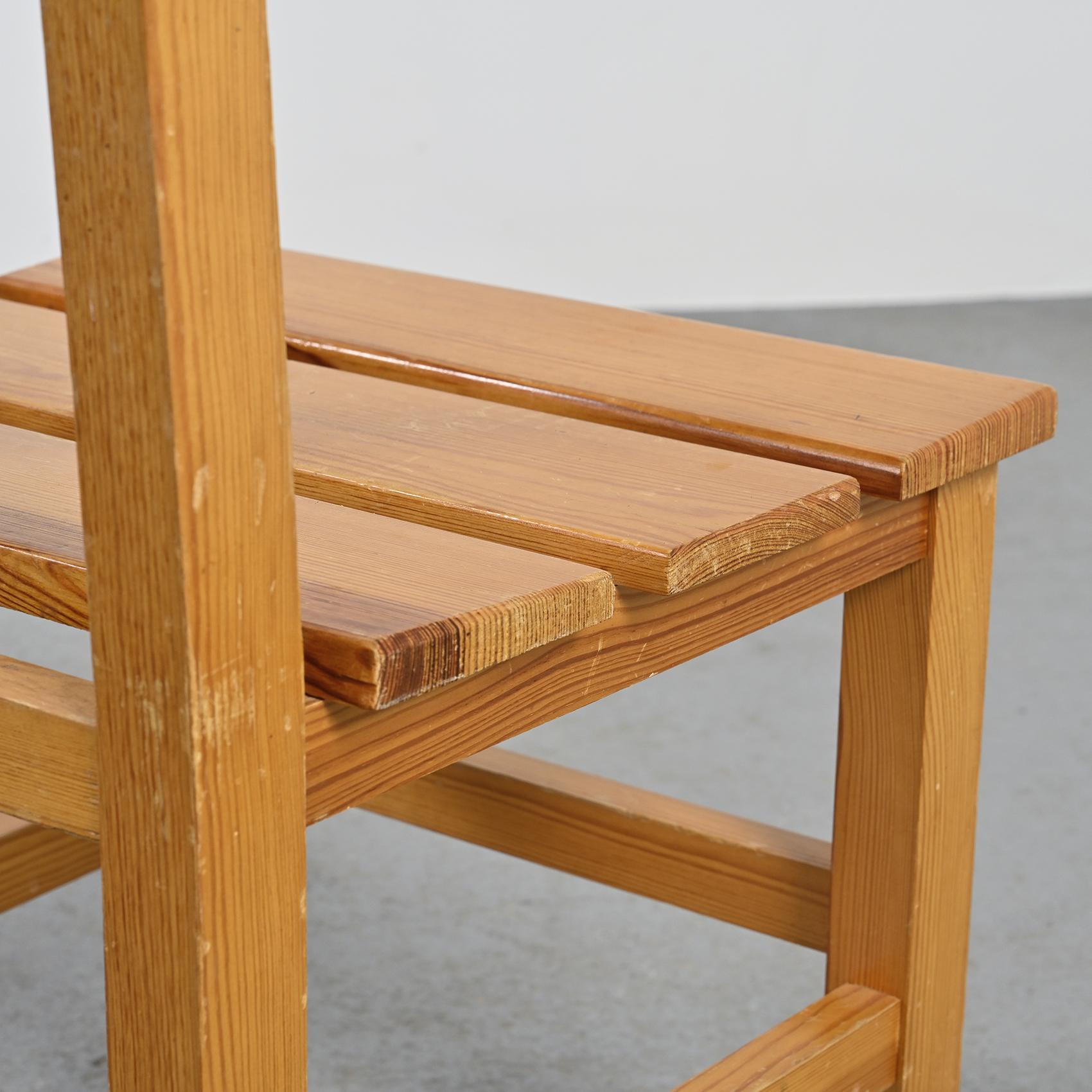 Set of six chairs Maison Regain, circa 1970