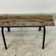 Vintage school bench 50's