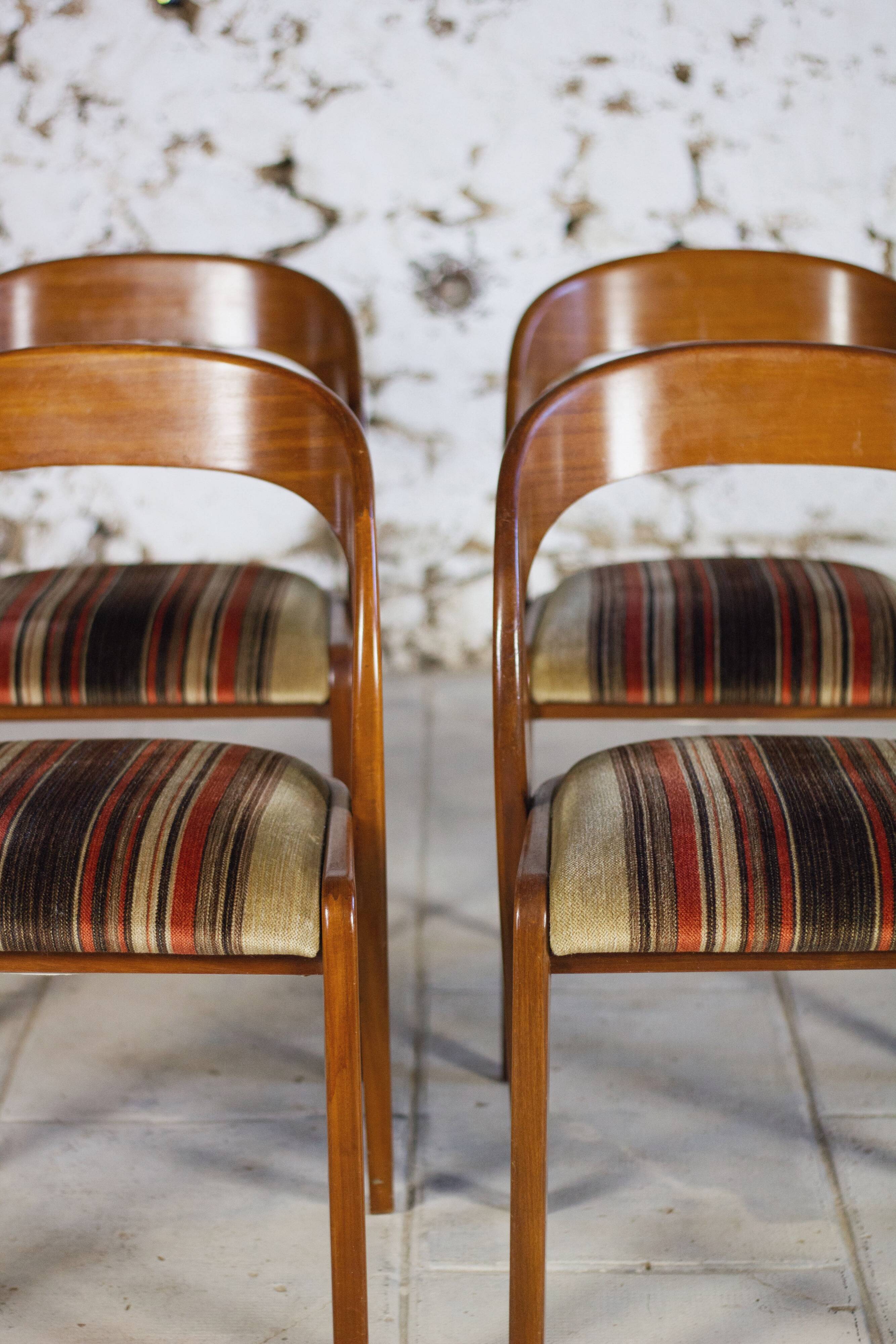 4 Baumann Gondola chairs