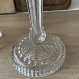 Lot of vintage glass candlesticks