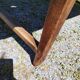 Large rustic farmhouse table bobbin legs
