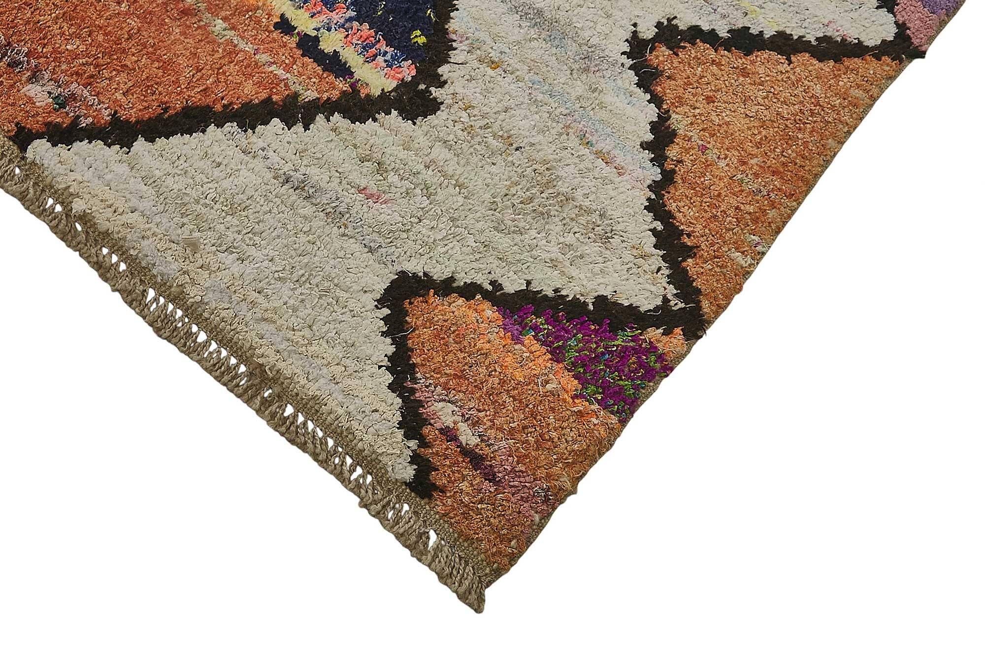 Handwoven Turkish Recycled Boho Rug 305 cm x 391 cm