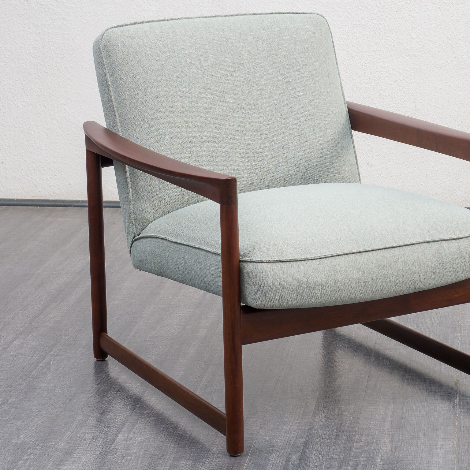Pair of vintage armchair, cherry, restored