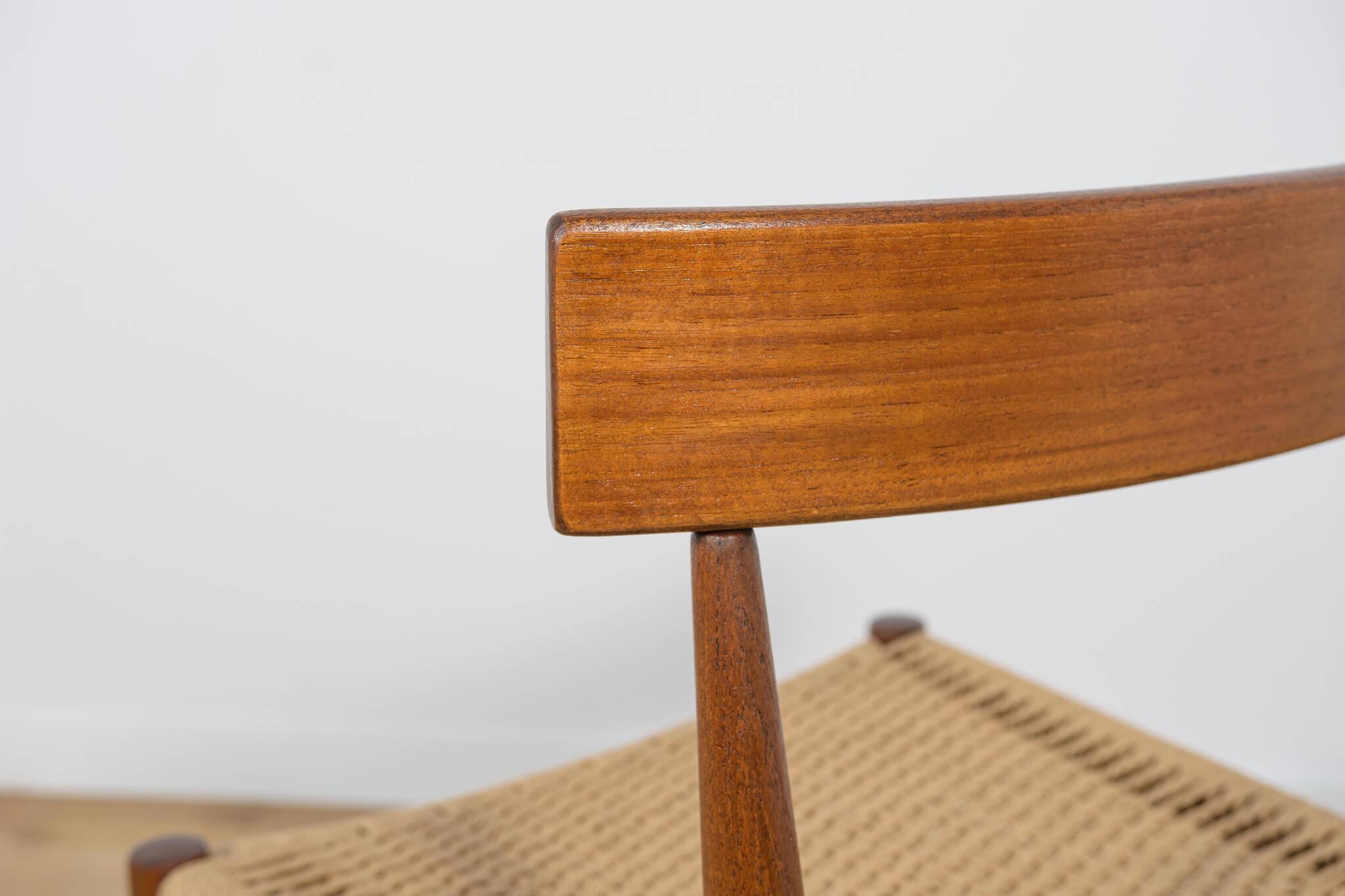 Mid-Century Modern Dining Chairs by Arne Hovmand-Olsen for Mogens Kold, 1960s, Set of 8