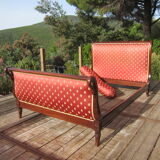 Mahogany empire bed